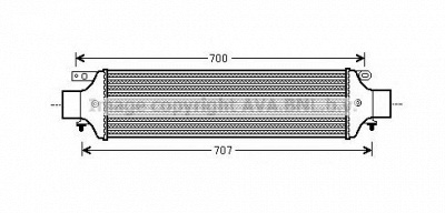 AVA QUALITY COOLING ft4364 -  Интеркулер